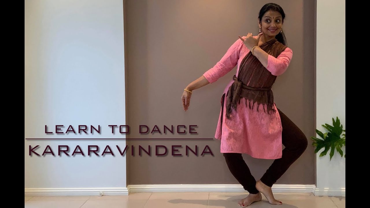 Bharatanatyam - Learn to dance - Pushpanjali with Kararavindena shloka