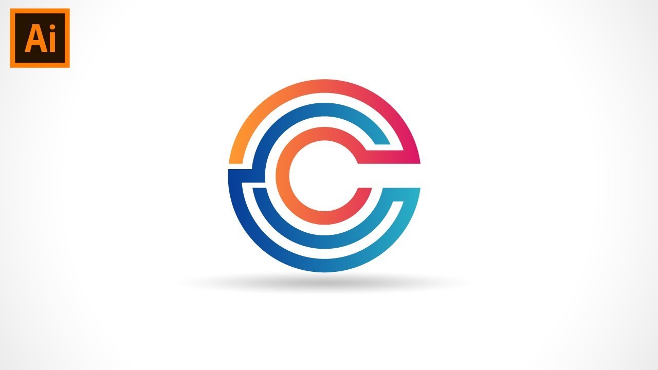 ( Letter C ) Professional 3D Logo Design // C Logo design Illustrator