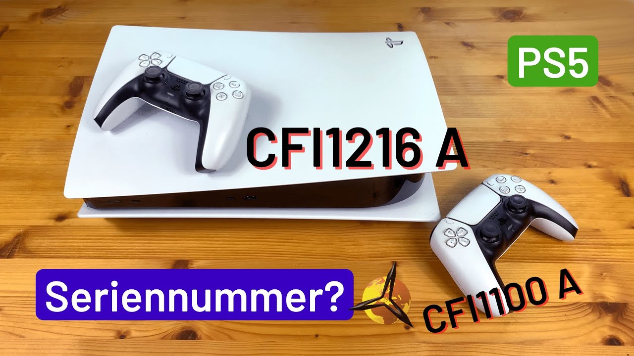 PS5 Versionen: Modellnummer und Seriennummer finden