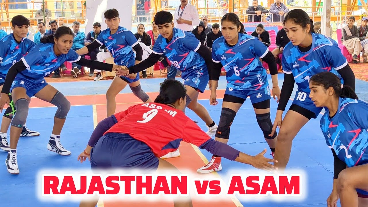 Rajasthan vs Asam U19 National School Girls Kabaddi Championship Himachal 2026