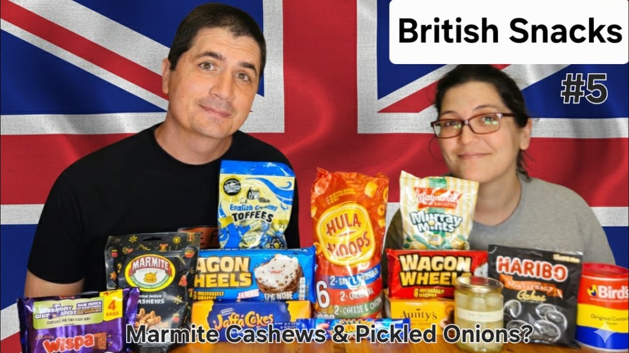 Southerners Try British Snacks Vol. 5 Jaffa Cakes, Marmite Cashews, Pickled Onions, and Much More!