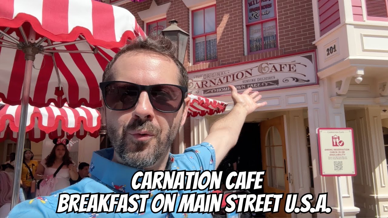 Carnation Cafe Breakfast in Disneyland on Main Street U.S.A.