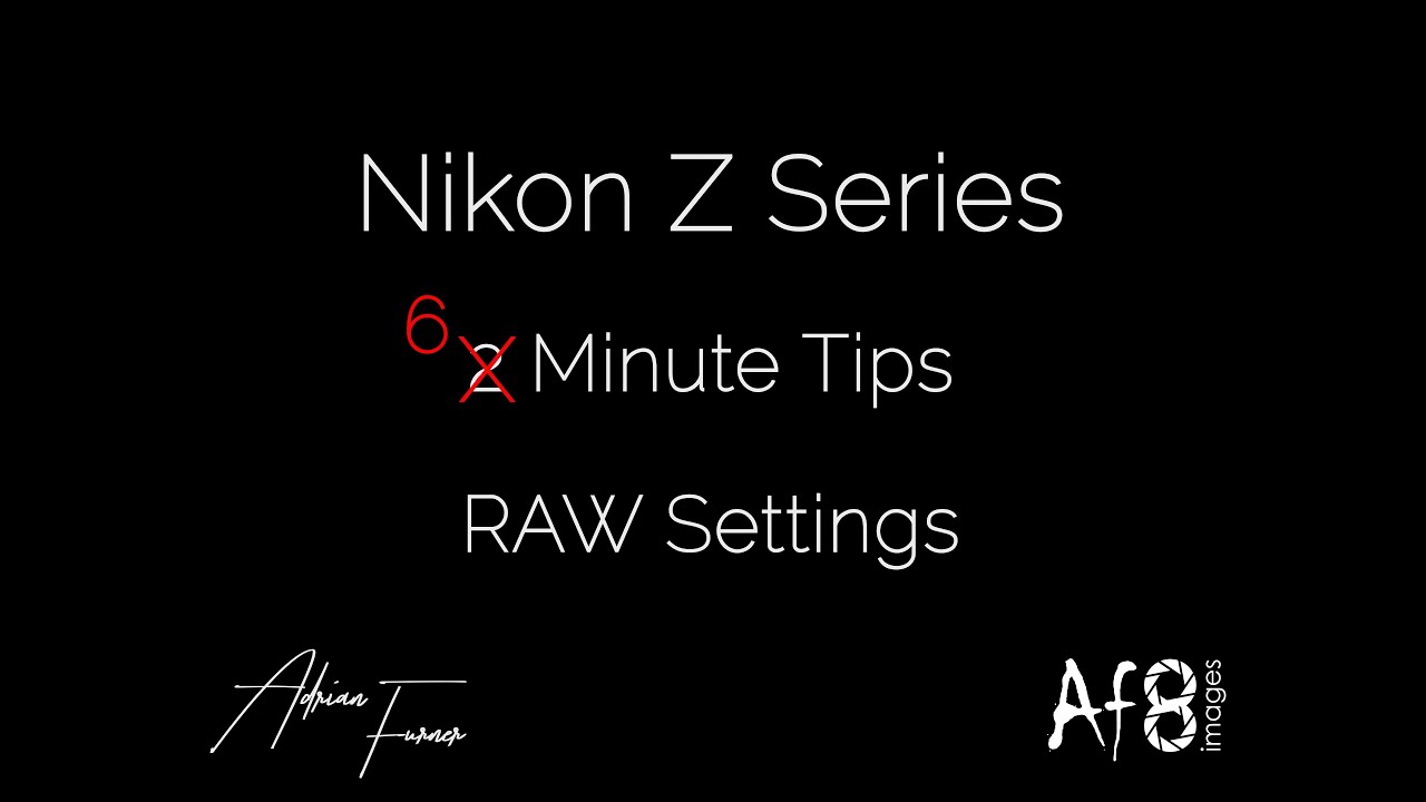 NIKON Z SERIES &mdash; 2-МИНУТНЫЕ СОВЕТЫ №73 = Настройки NEF RAW на Nikon Z50, Z6 и Z7