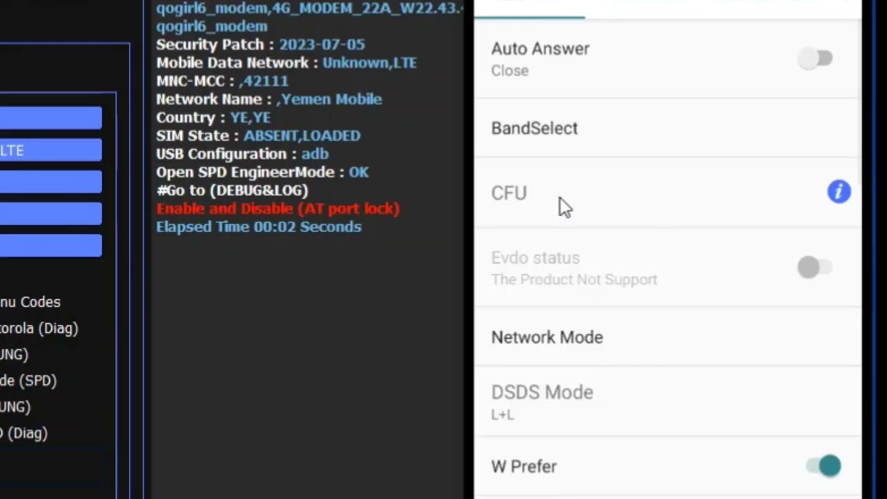 ضبط اجهزه infinix بمعالج SPD عبر CDMAYEMEN TOOL PEO