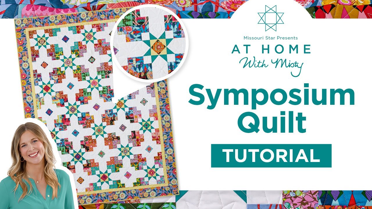Easy To Make Twin Size Quilt & Matching Sham | Make the Symposium Quilt With Misty Doan