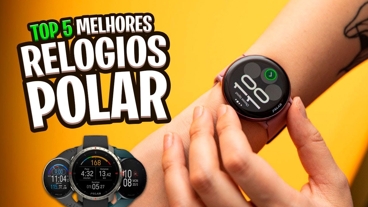 Qual RELÓGIO POLAR comprar em 2024? 5 Smartwatches Fitness ✅