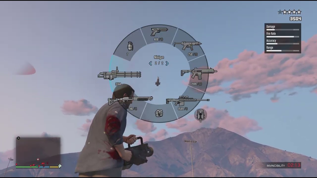 GTA V - Fort Zancudo 4 stars + escape [PS5 PRO]