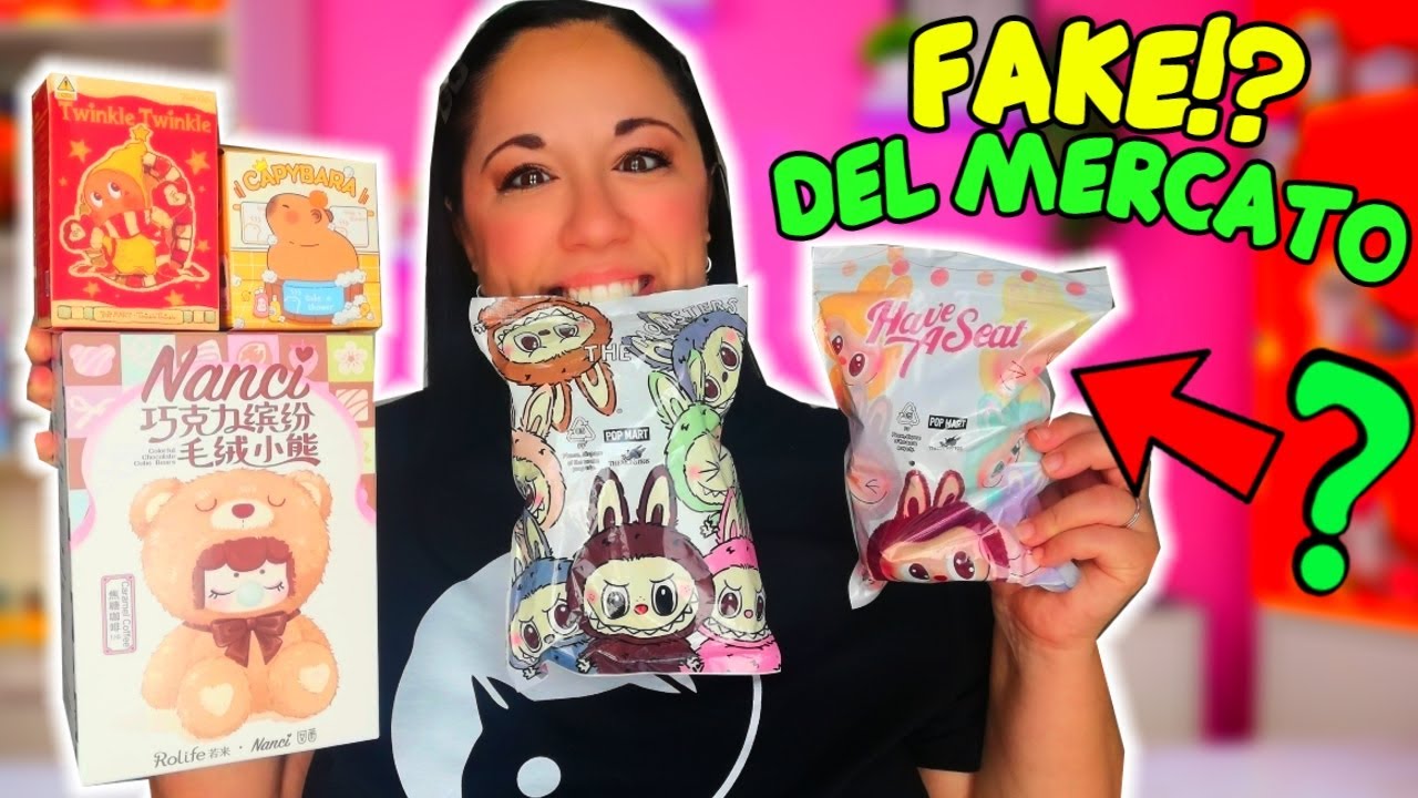 Apro LABUBU e BLIND BOX COMPRATI al MERCATO! iolanda sweets
