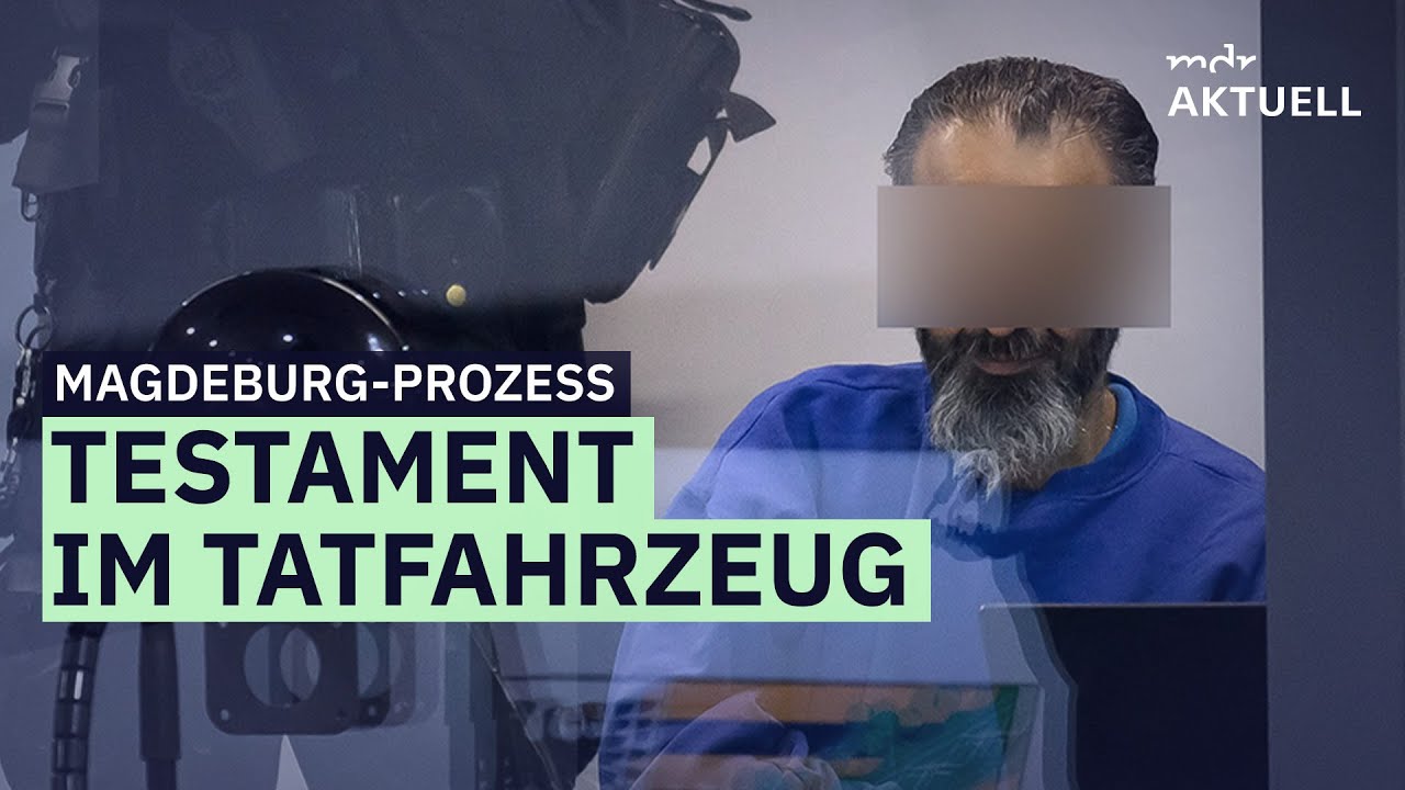 Magdeburg-Prozess: Wirre Aussagen und Testament des Attent&auml;ters | MDR AKTUELL live