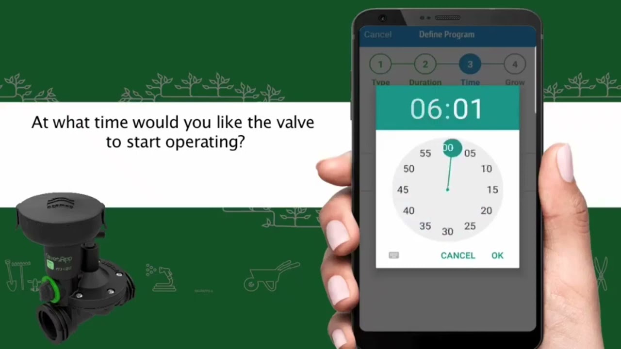 Configuraci&oacute;n de Control de Riego GreenApp