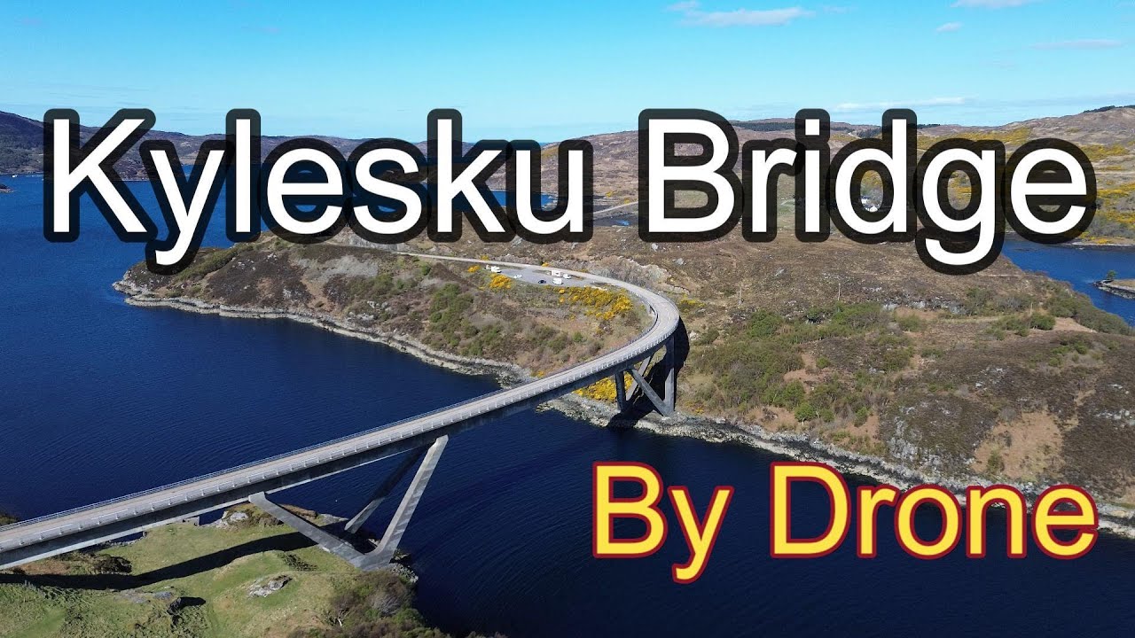 Kylesku Bridge Drone Footage