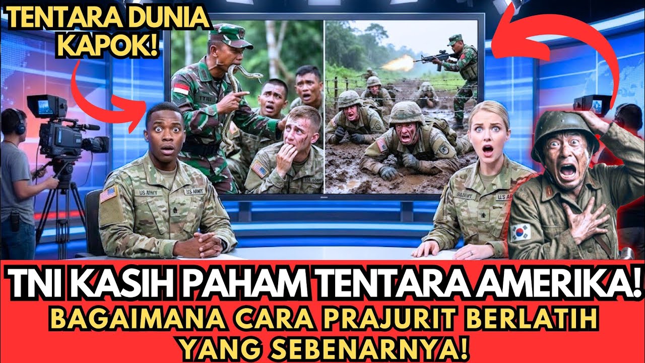 INDONESIA KASIH PAHAM DUNIA! Cara Latihan TNI Jadi Contoh Banyak Negara!