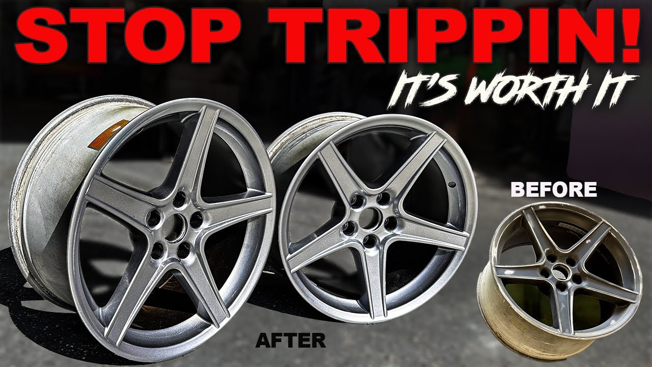 Refinishing 18” Saleen Wheels! / YOU GOT THIS 💪