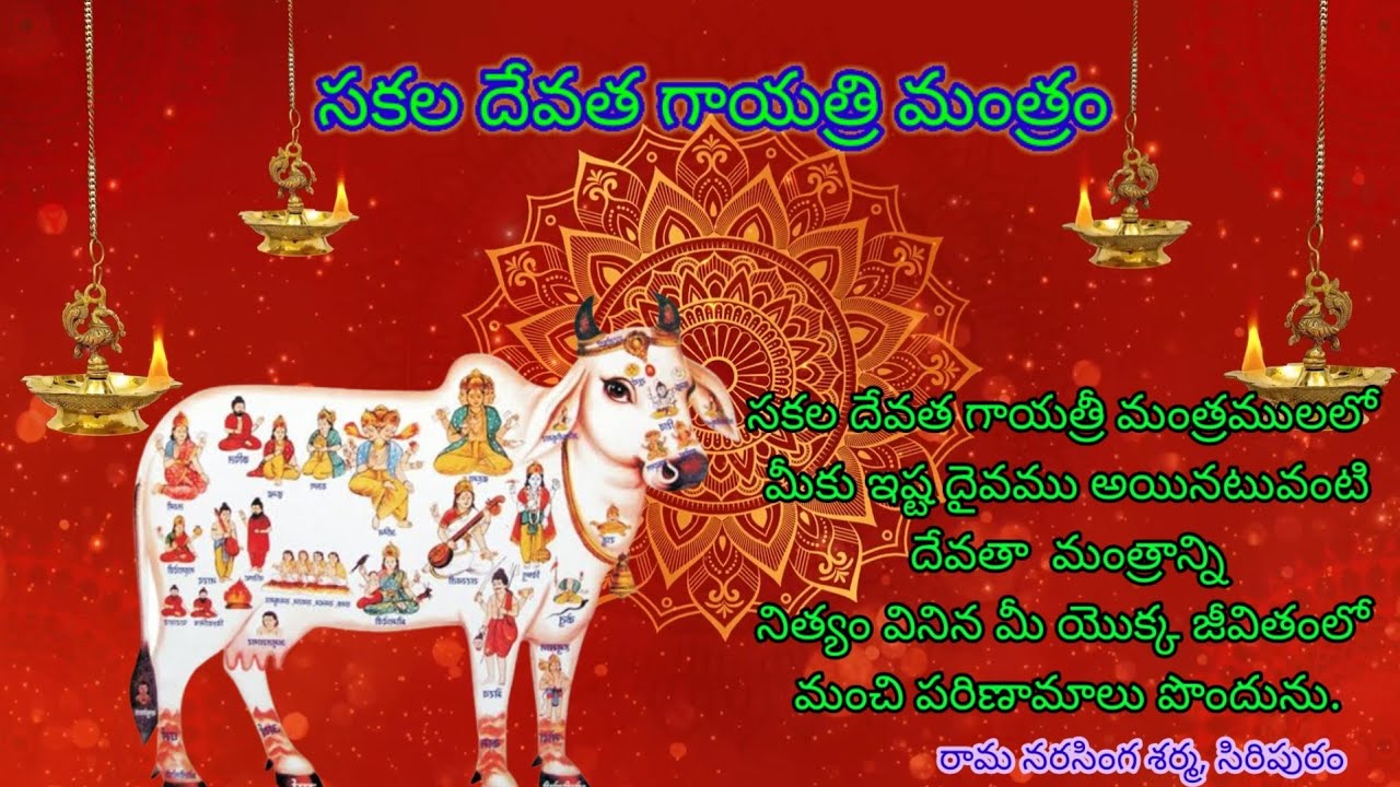ప్రతిరోజు స్మరించవలసిన సకల దేవత గాయత్రి మంత్రం II SAKALA DEVATA GAYATRI MANTRAS II 24 GODS II