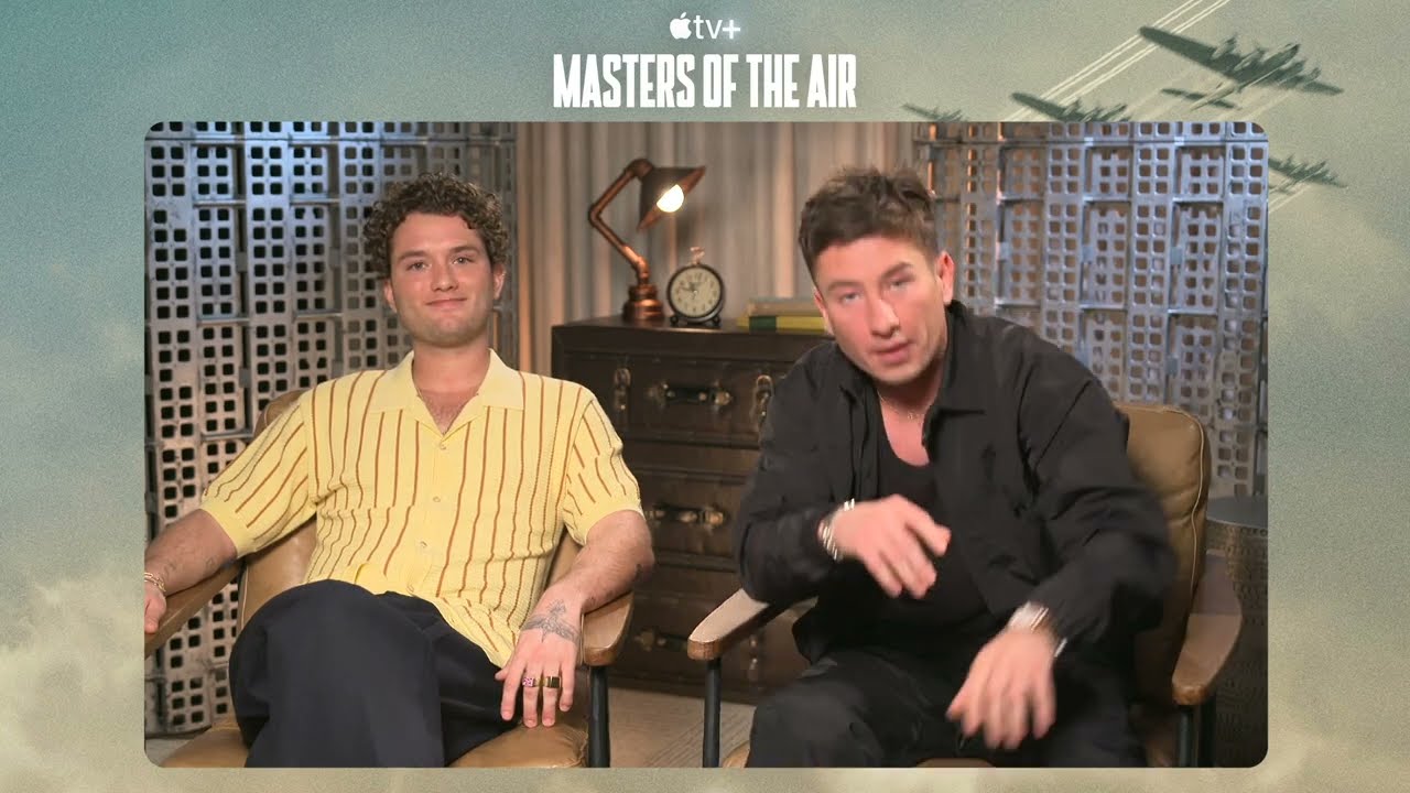 Raff Law and Barry Keoghan Talk Masters of the Air