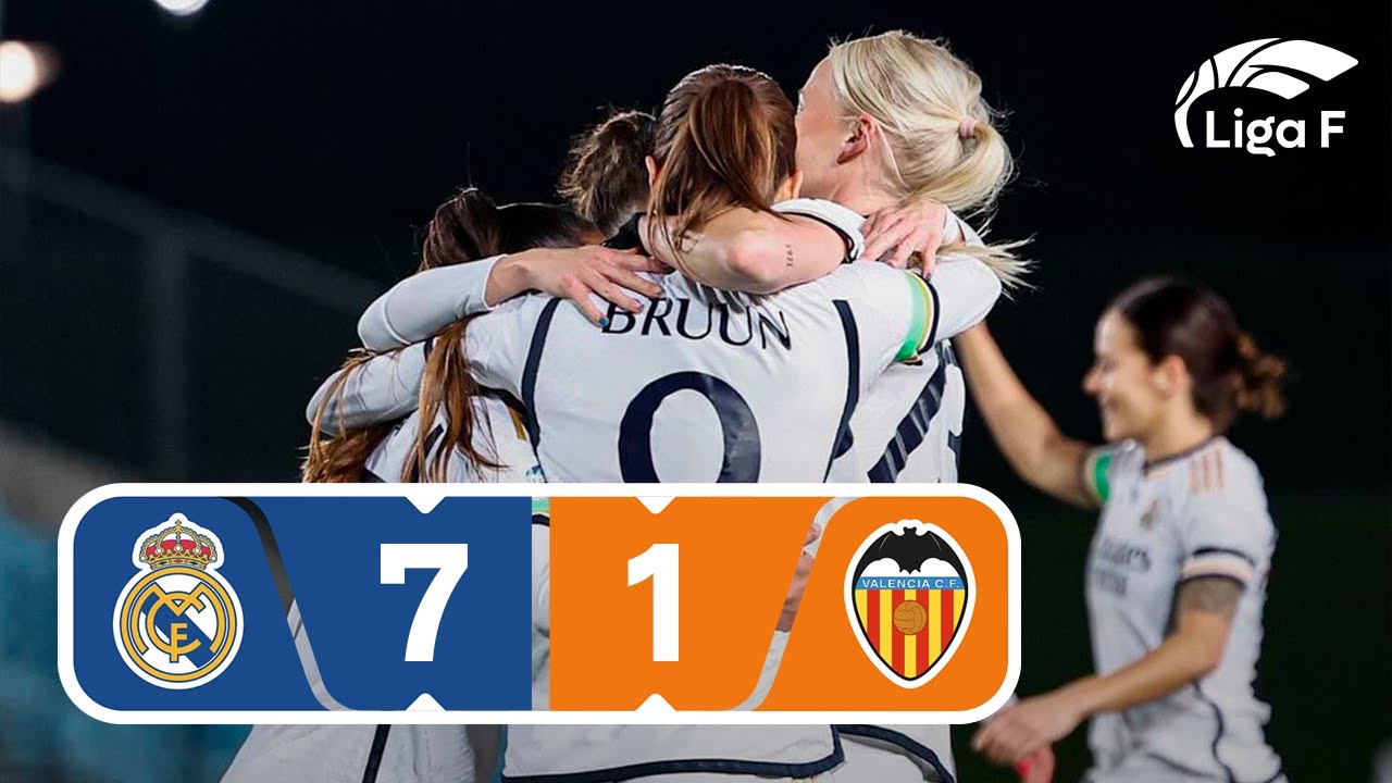 Resumen Real Madrid vs VCF Femenino | Jornada 16 | Liga F