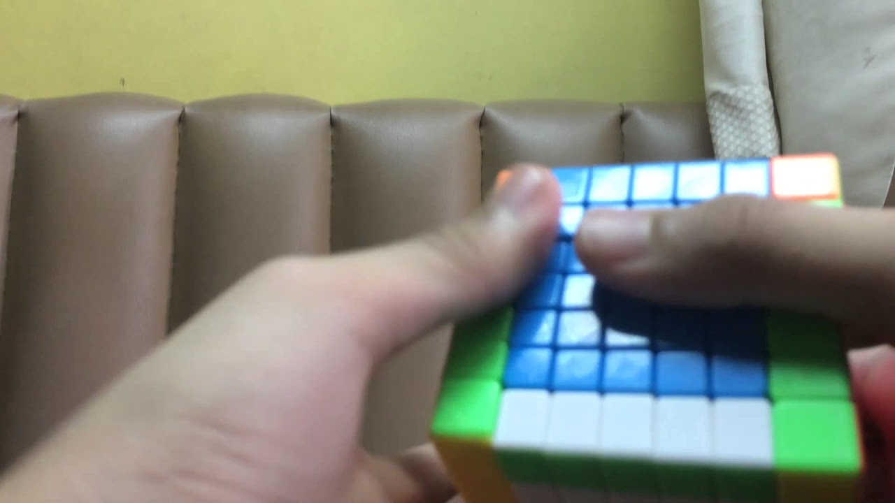 Doing superflip on a 7x7
