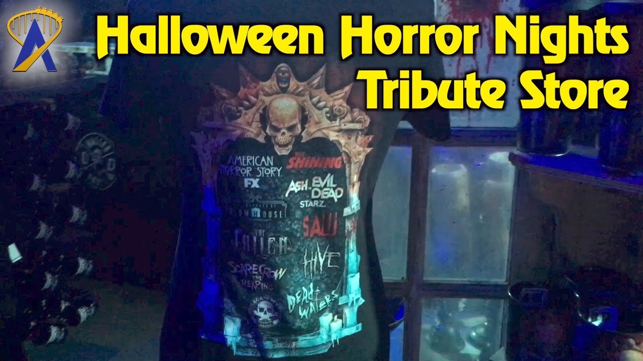 Tour the Halloween Horror Nights 27 tribute store at Universal Studios Florida