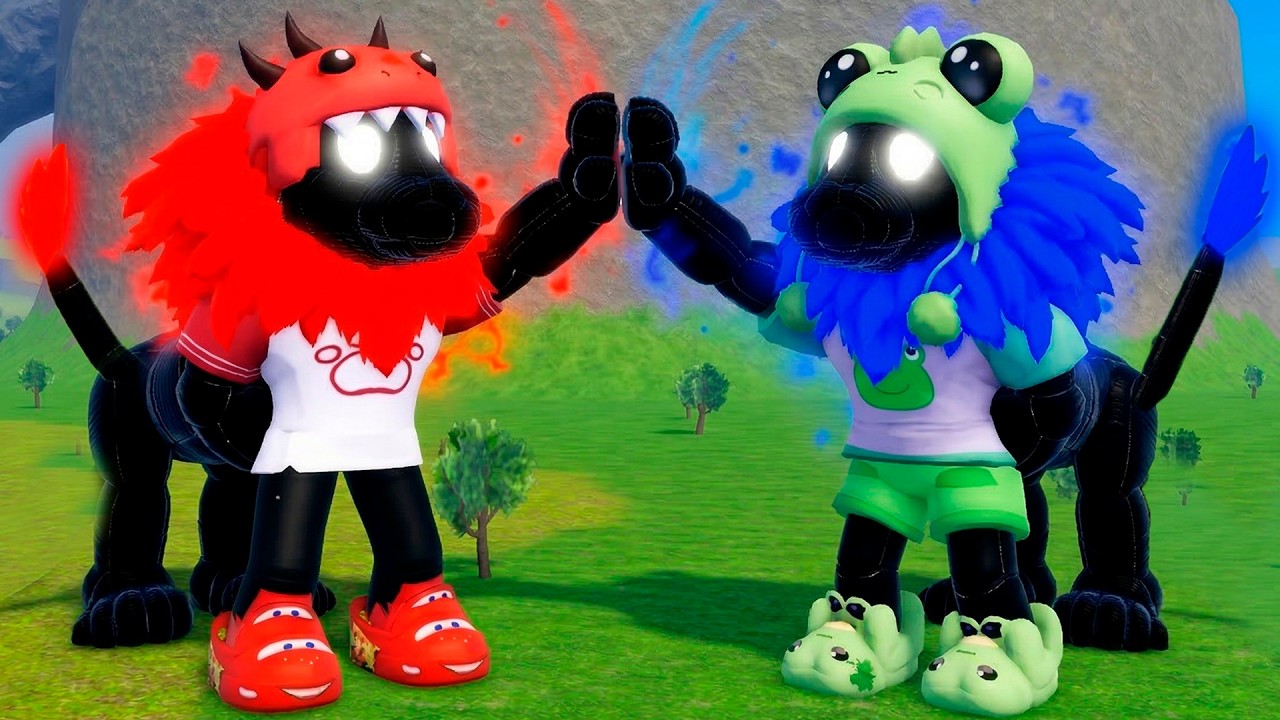 😱 Red Dino i Mikey stali się LWAMI Z KRESK&Oacute;WKI Jak grać LWAMI Z KRESK&Oacute;WKI w Roblox