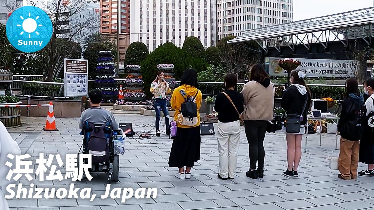 ⁴ᴷ Shizuoka: Hamamatsu (浜松市) - Japan Walking Tour (March 6, 2021)
