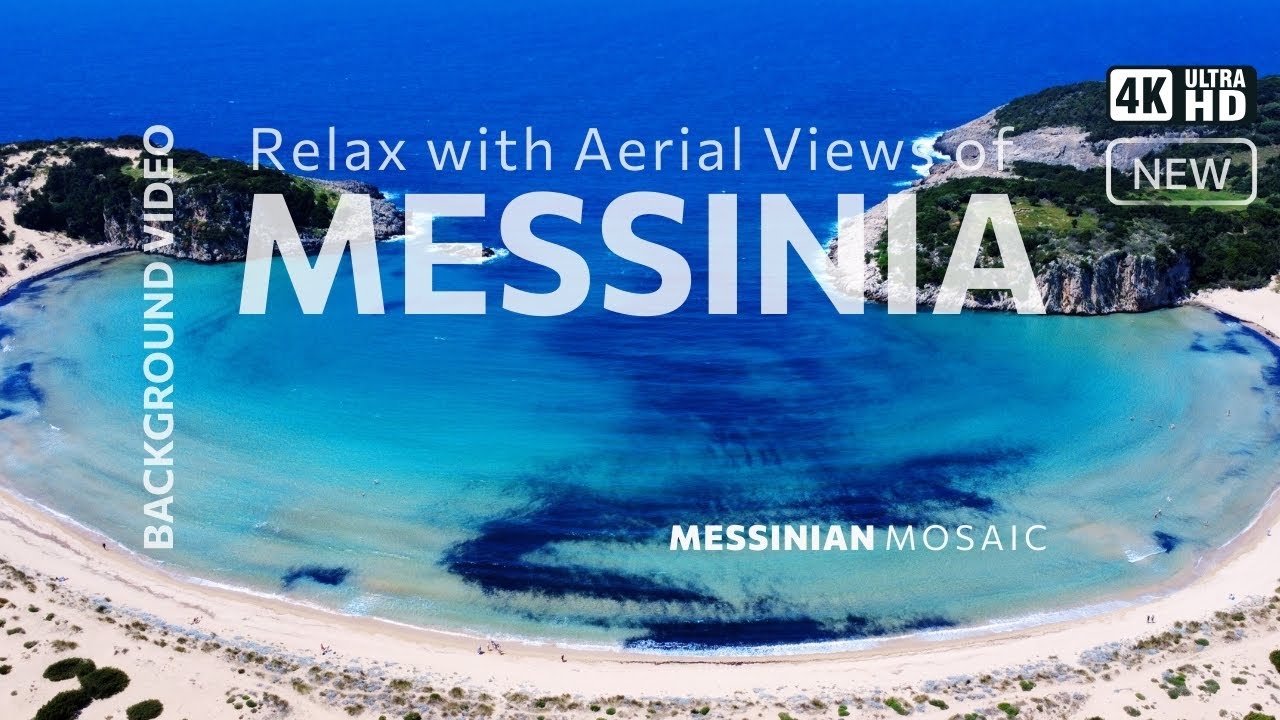 Breathtaking Drone Footage 4K| Landscapes of Messinia, Greece | Relaxing Music #calm #relaxingvideo