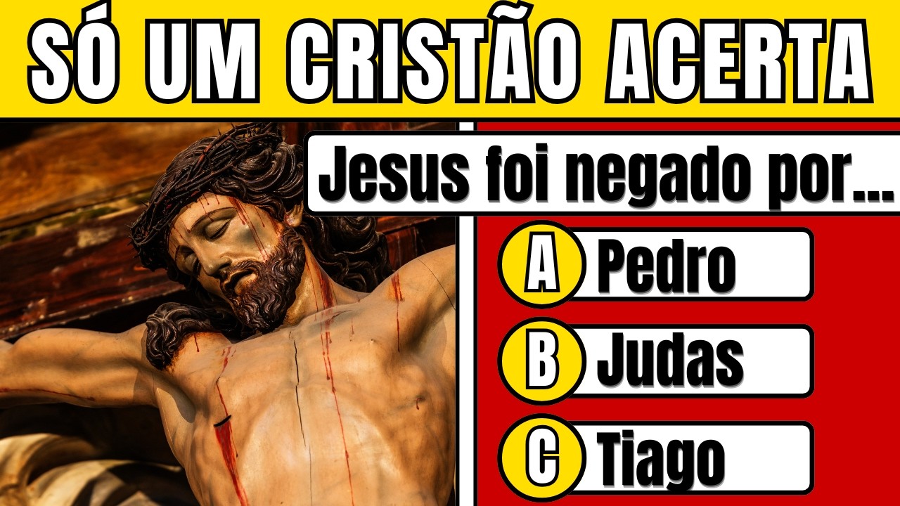 130 Perguntas Bíblicas que só um verdadeiro cristão acerta! | Quiz Bíblico