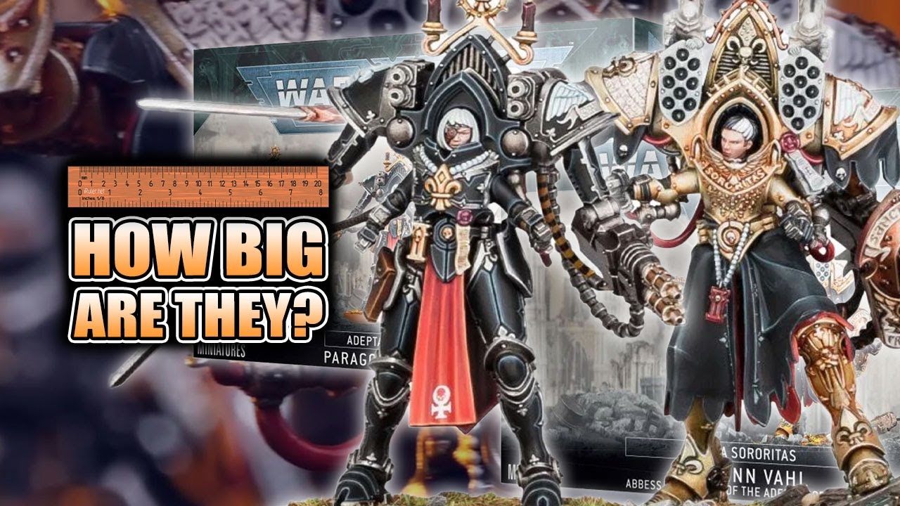 GW New Sisters of Battle Paragon Warsuits & Morvenn Vahl: 40k Unboxing