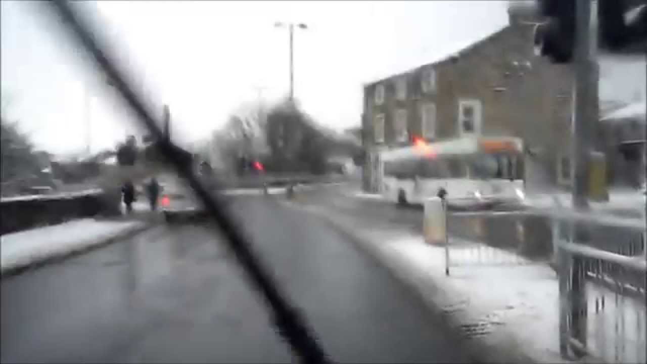 DRIVING ROUND BURNLEY IN THE SNOW  January 21, 2013