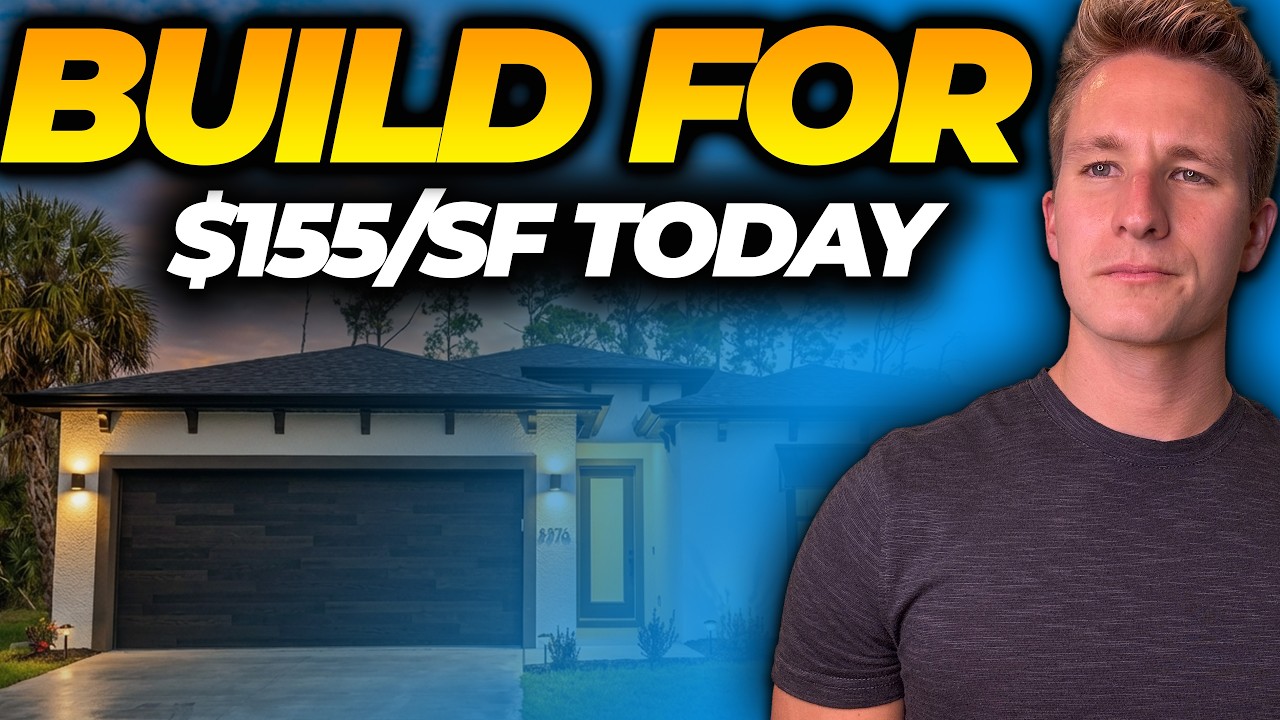 Если бы я строил в юго-западной Флориде, я бы строил ЗДЕСЬ по цене 155 долларов за квадратный фут.