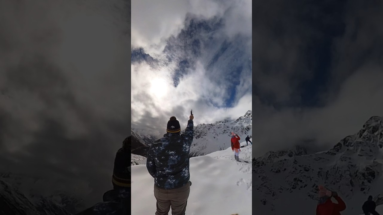 Лучшая зона бесплатного катания на снегу ❄️ в Сиккиме в мае — Кала Паттар 