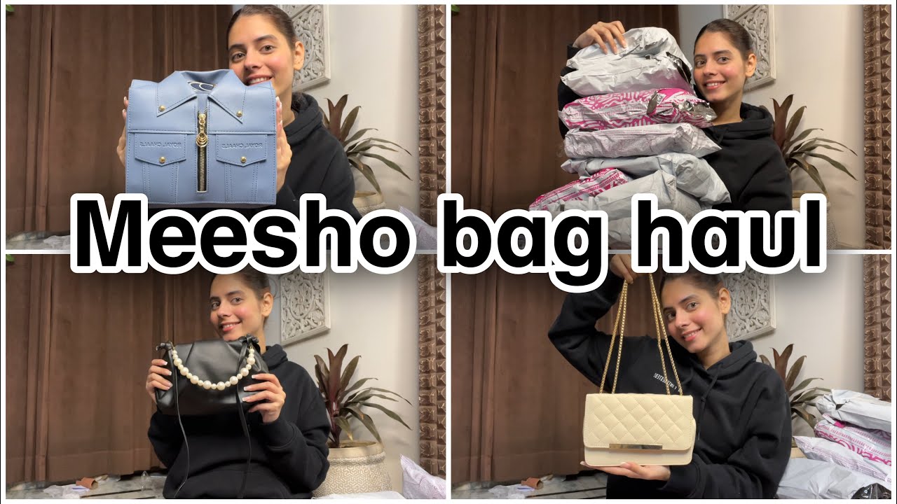 Meesho bags hauls starting ₹100 | Kajal Choudhary