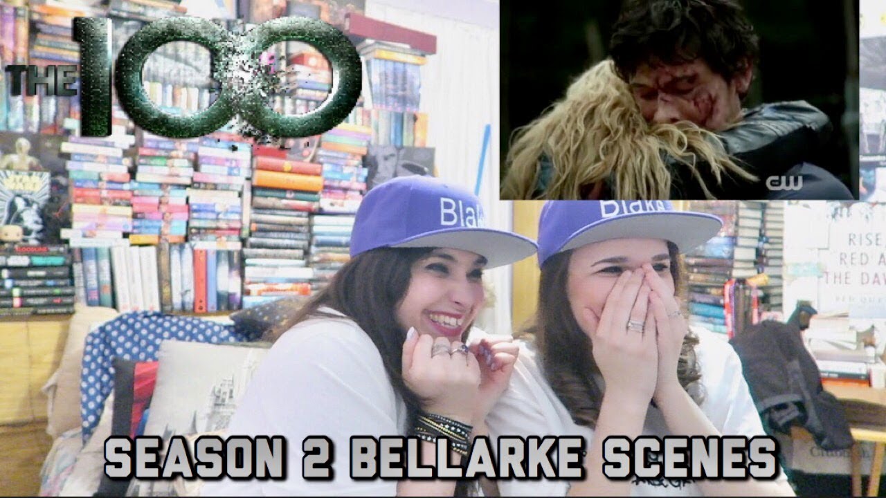 THE 100 SEASON 2 BELLARKE SCENES REACTION PT 1