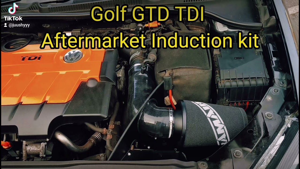Volkswagen Golf mk6 TDI GTD induction kit.