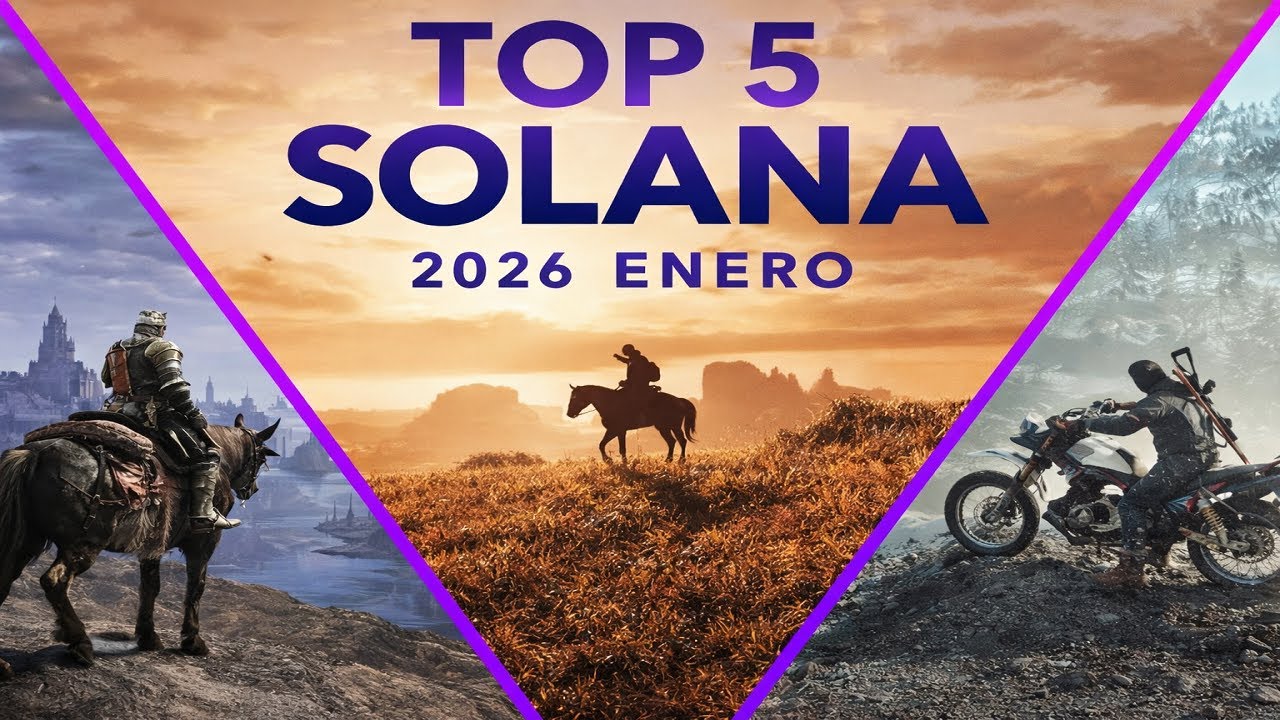 TOP 5 Juegos SOLANA Enero 2026 🔥