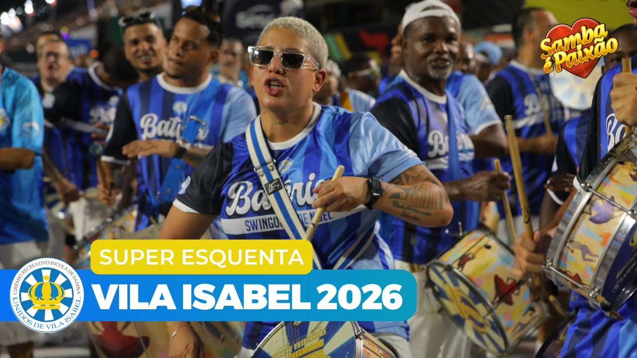 Super Esquenta Bateria Swingueira de Noel | Unidos de Vila Isabel (4K)