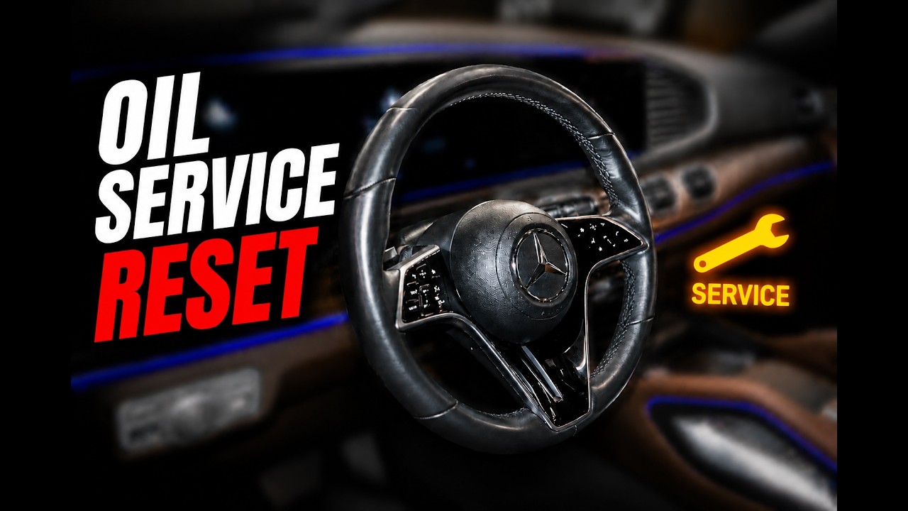 Mercedes Benz 2024 | How to Reset Oil Service Light