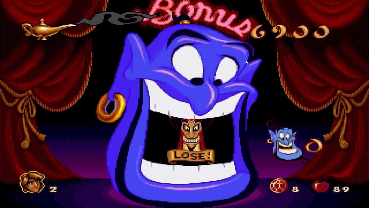 Aladdin (Sega Genesis/Mega Drive) No Damage No Savestates Run