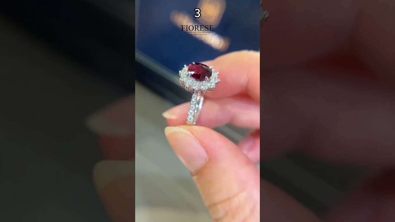 WHICH RUBY ​​RING WOULD YOU CHOOSE FOR THE PARTY? #labgrownjewelry #rubyring  #customrings  #ring