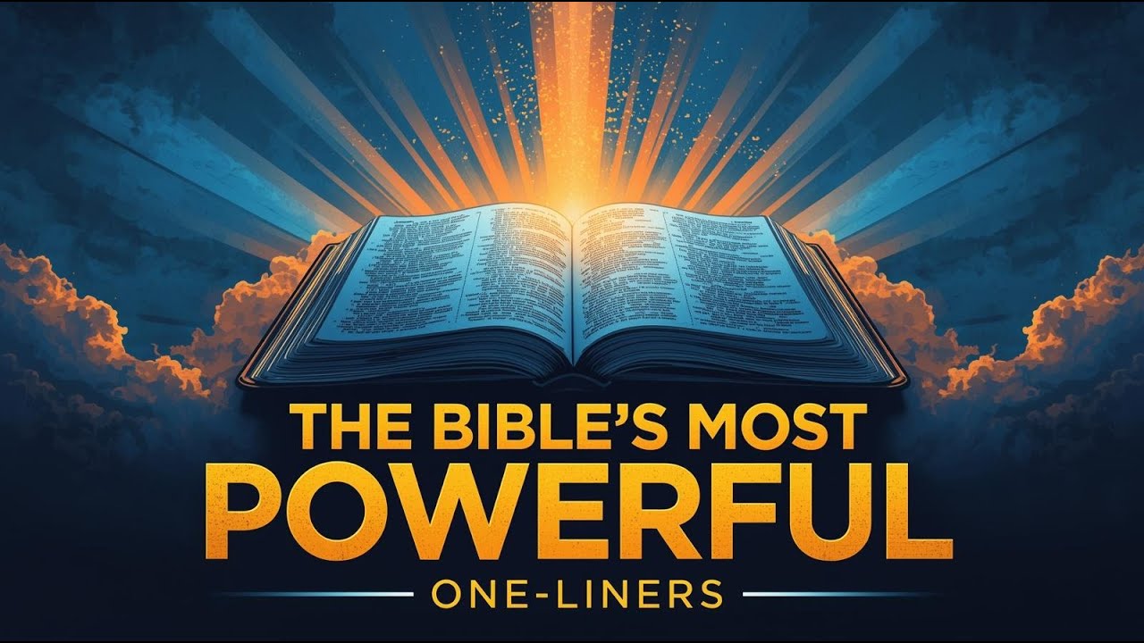 The Bible’s Most Powerful One-Liners | Short Verses with Big Impact #bible #scriptureexplained