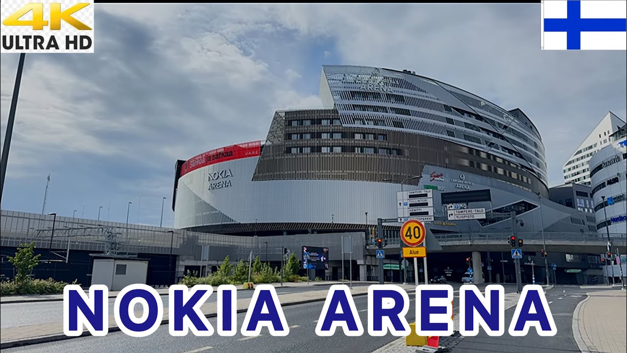 NOKIA ARENA 4K TAMPERE CITY SUMMER WALKING TOUR. AUGUST 2024 #finland #suomi #tampere #suomiyoutube