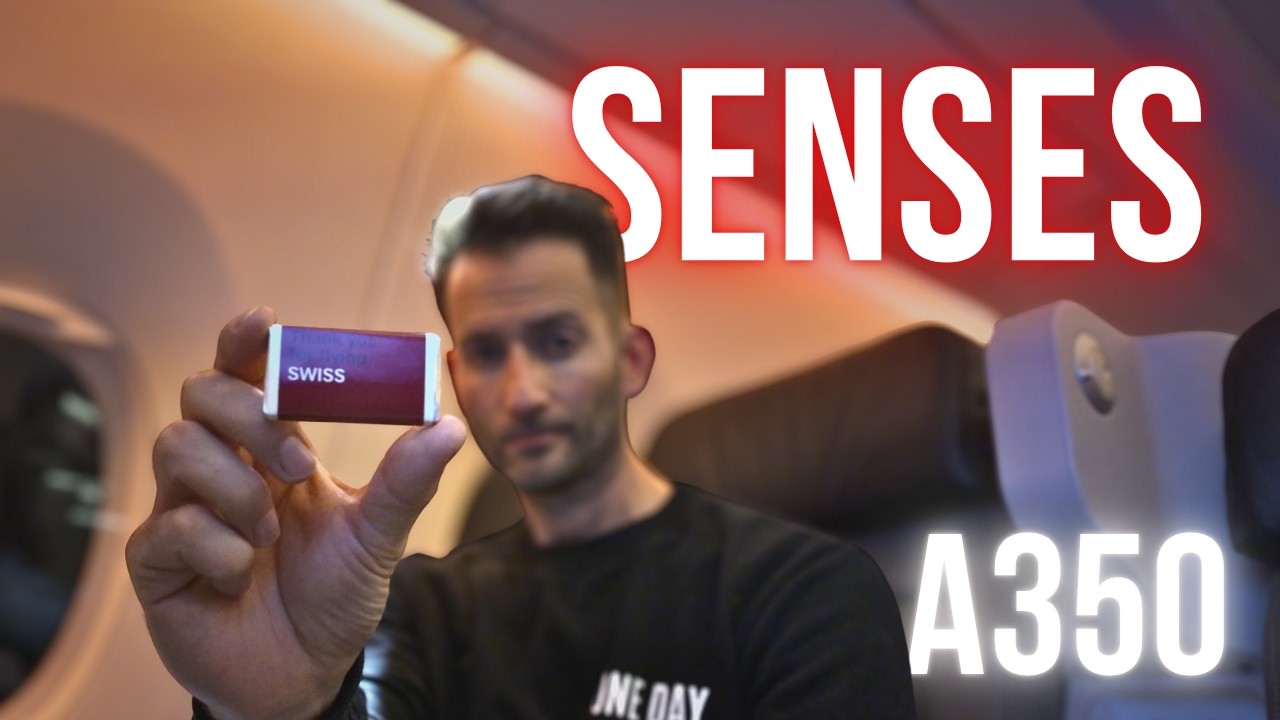 Swiss Air Lines - all new Senses Cabin - A350 First Business Premium Economy Class