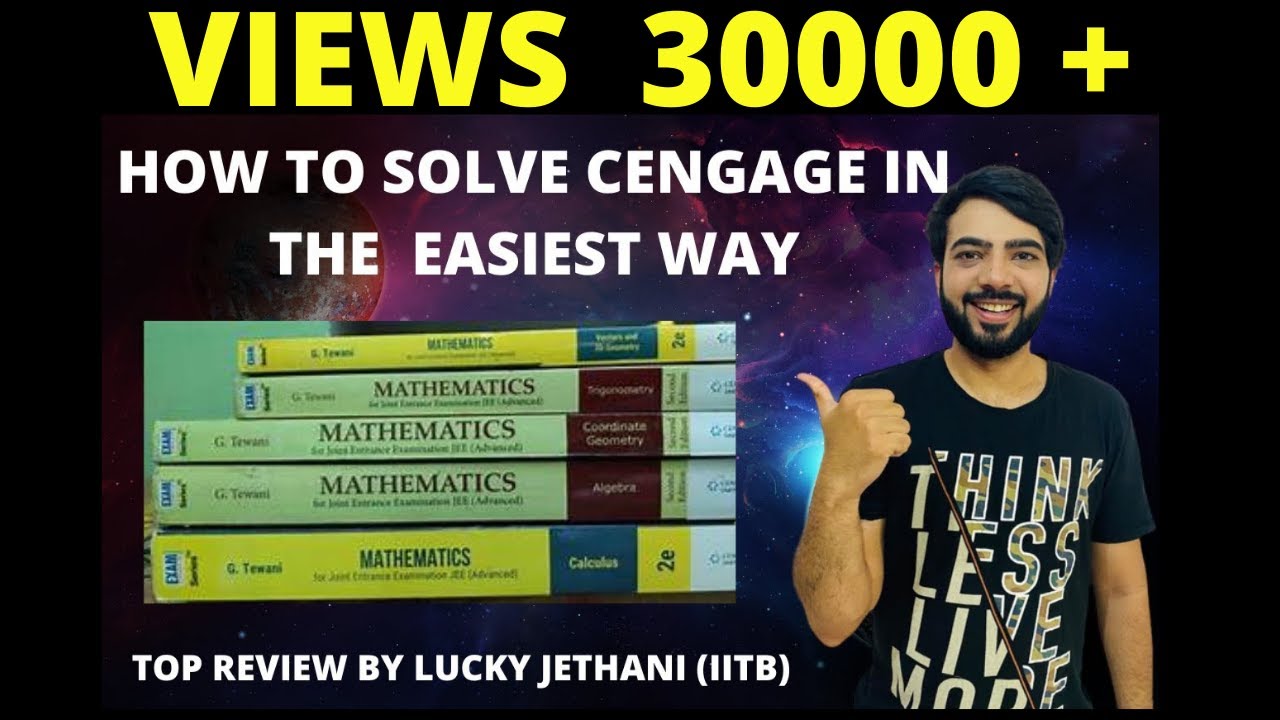 How To Solve The Cengage | JEE |#jee #cengage #luckyjethani #iits #books