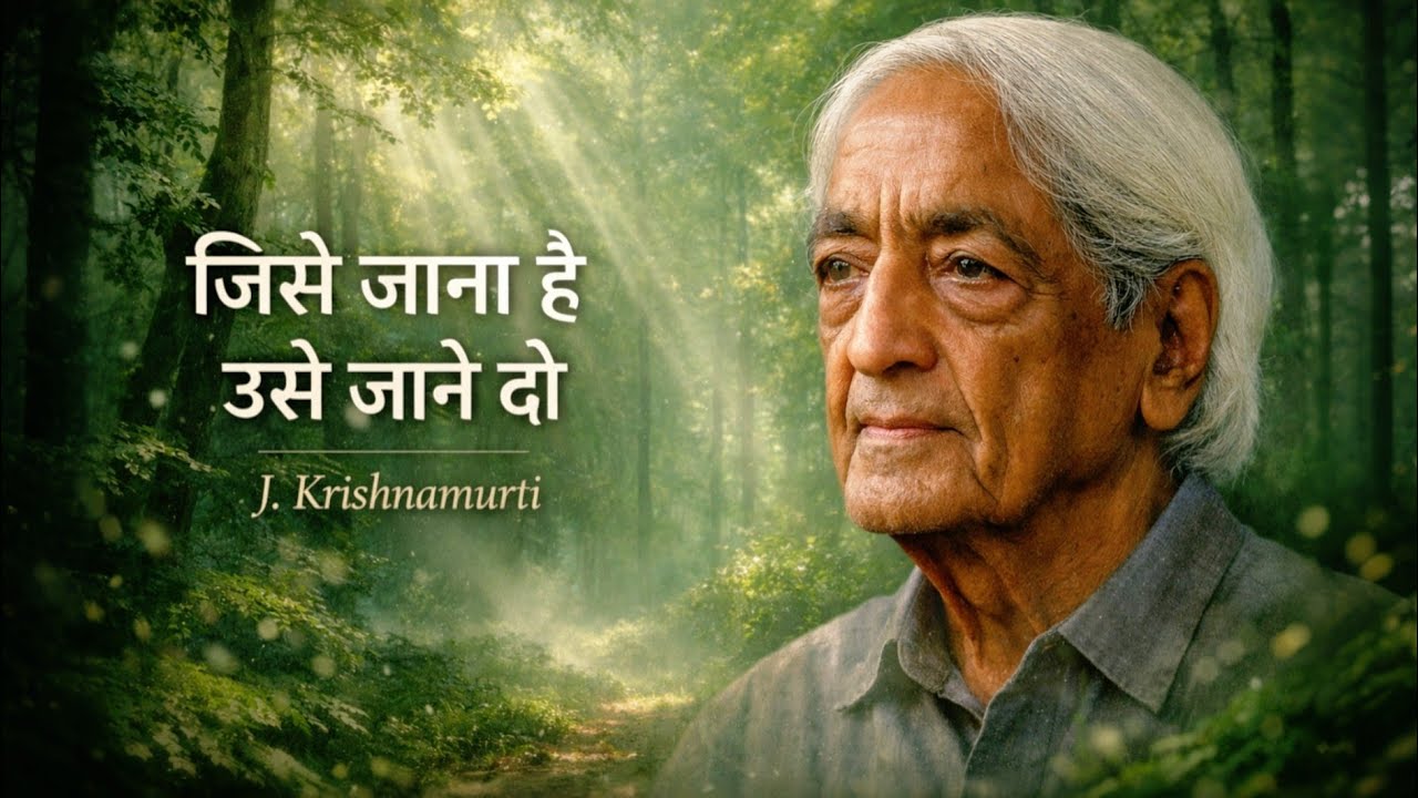 Let Them Go If They Want To Leave | Jiddu Krishnamurti Teachings