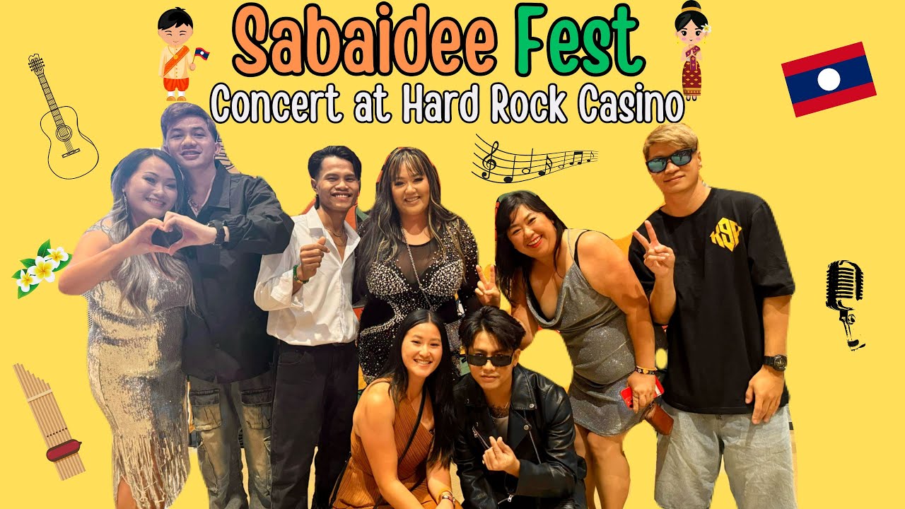 Part 1: Sabaidee Fest Concert at Hard Rock Casino /Meet & Greet/ Alex Smoke/ K9P/ Big Pom/ Thay CPS