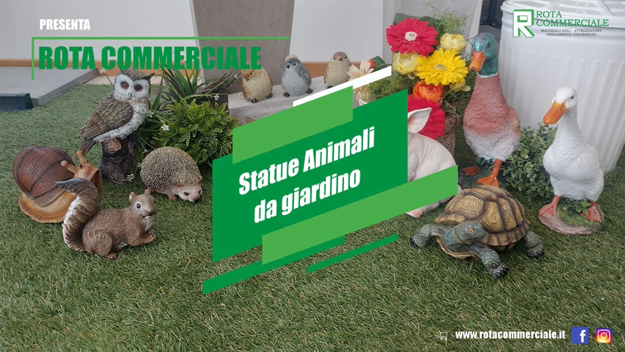 Statue da giardino: Animali del bosco e della fattoria