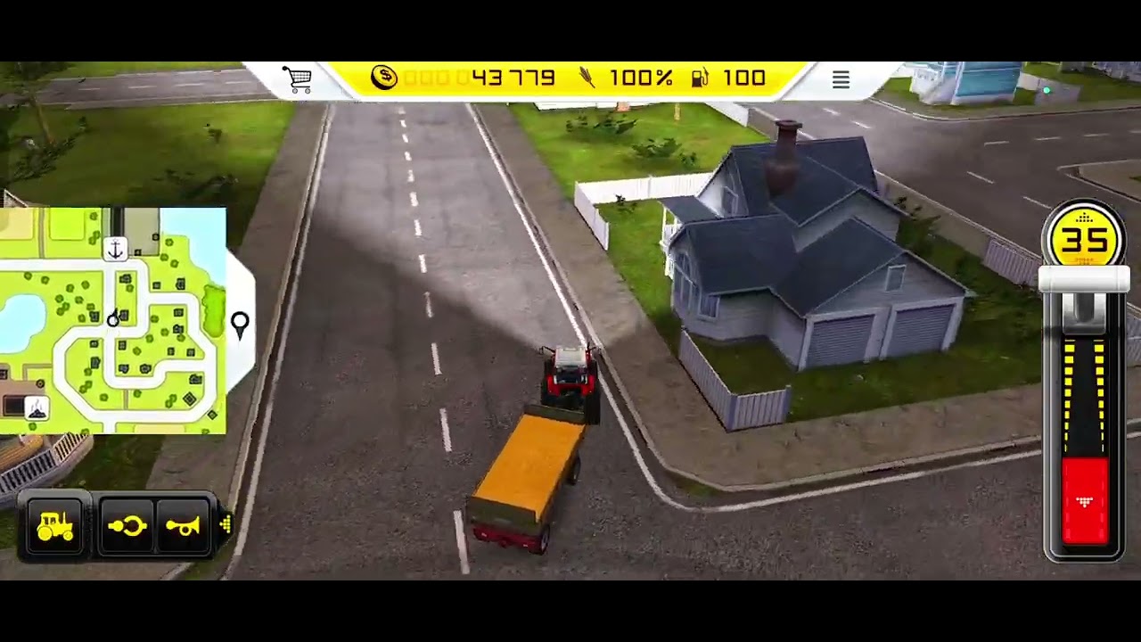 TRACTOR FARMING SIMULATOR/CARTOON VIDEO/CAR GAMES VIDEO 