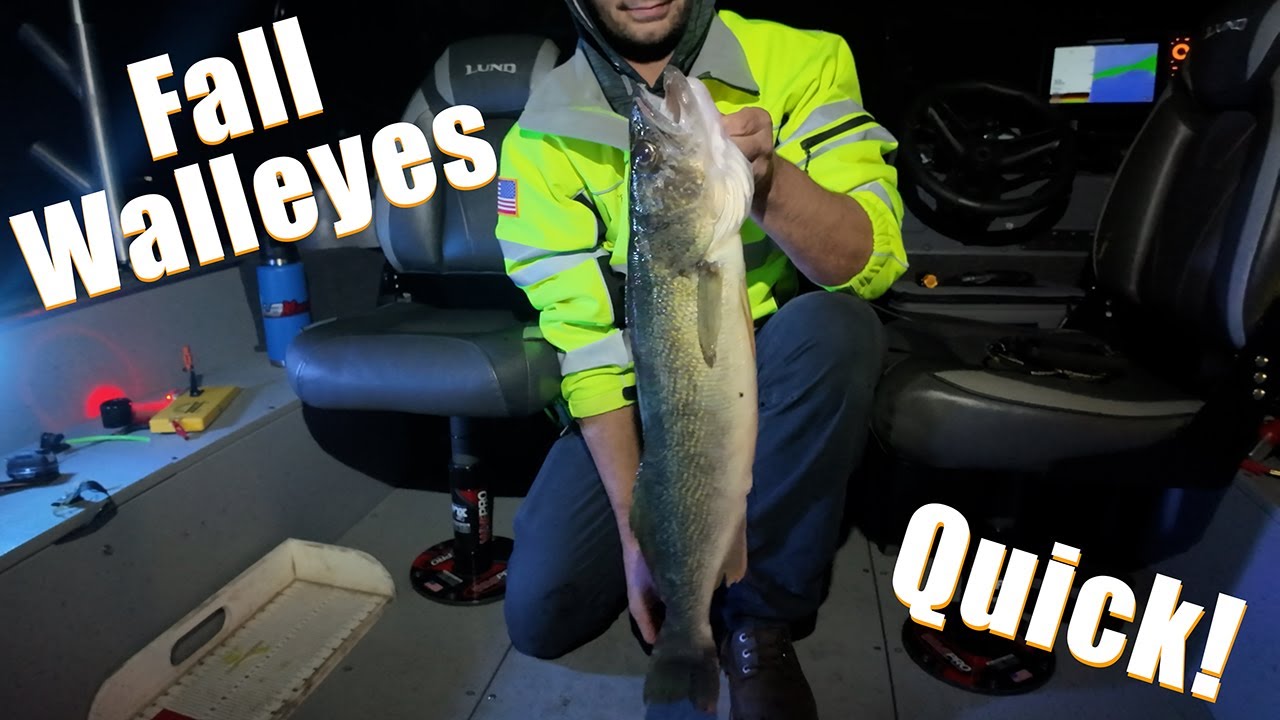 Catching Fall Walleye Quick
