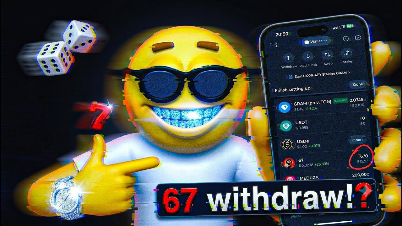 67 New Telegram Airdrop | 67 Token Selling Process || Six Seven withdraw Process | 67 Telegram Bot
