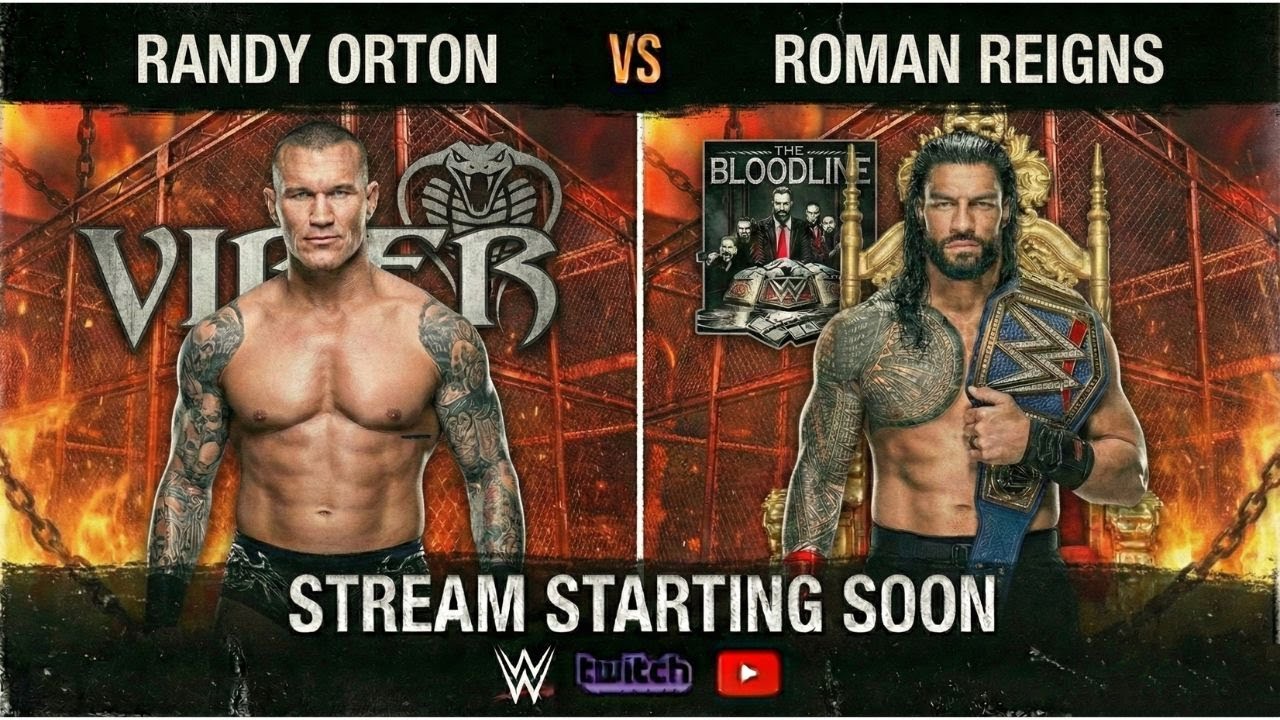 Randy Orton vs Roman Reigns🩸🐍 | Hell in a Cell |WWE 2K25 