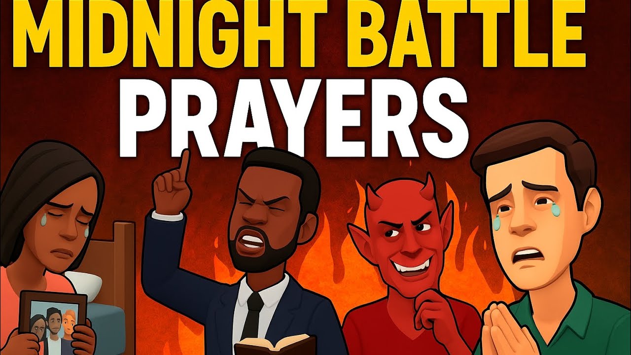 PRAY 🙏 THIS MIDNIGHT BATTLE PRAYER: WHAT PRAYER CAN STILL DO WILL AMAZE YOU _CHRISTIAN ANIMATION VID